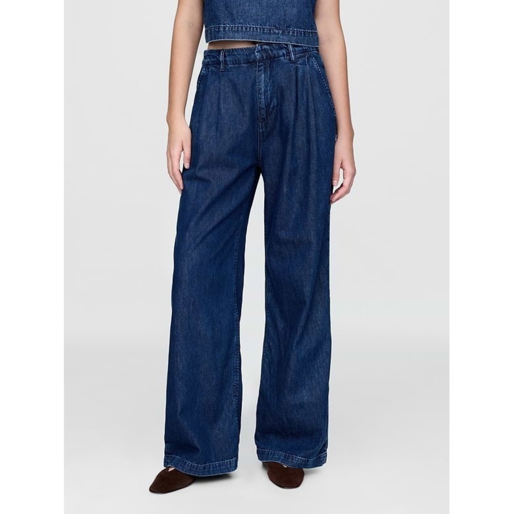 GAP Ultrasoft Denim Pull-On Jeans  Medium Wash Elastic Waist Women's Size 0